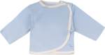 Фотография товара Распашонка Фабрика Бамбук окантовка рукав-клапан голубой 50