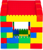 Фотография товара Конструктор строительный Дом Полесье, 134 элемента