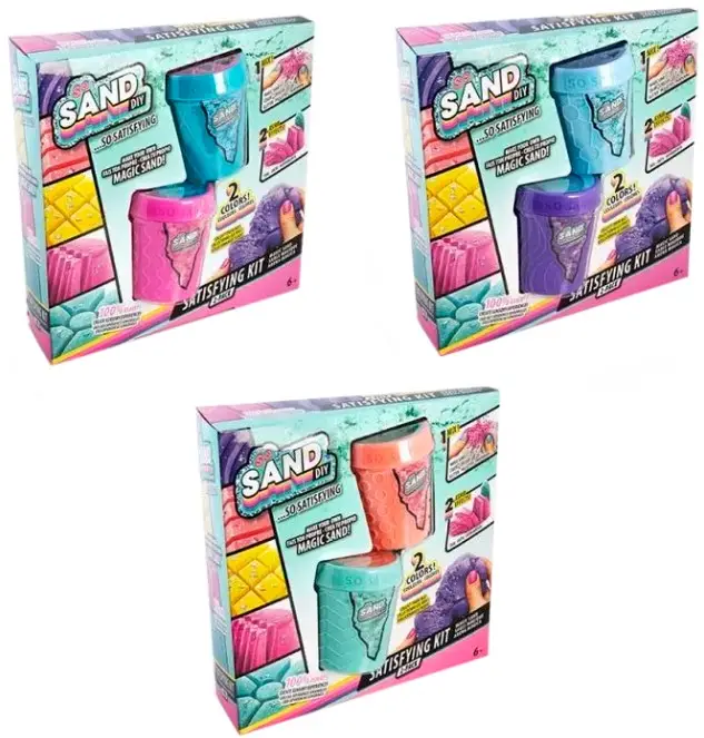 Набор для изготовления слайм-песка So Sand Diy 2 штуки в ассортименте