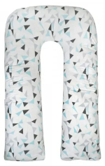 Фотография товара Наволочка к подушке для беременных AmaroBaby Exclusive Soft Collection  Треугольники 340х35 см