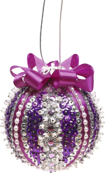 Набор для творчества Волшебная Мастерская Шар серебряный, филетовый