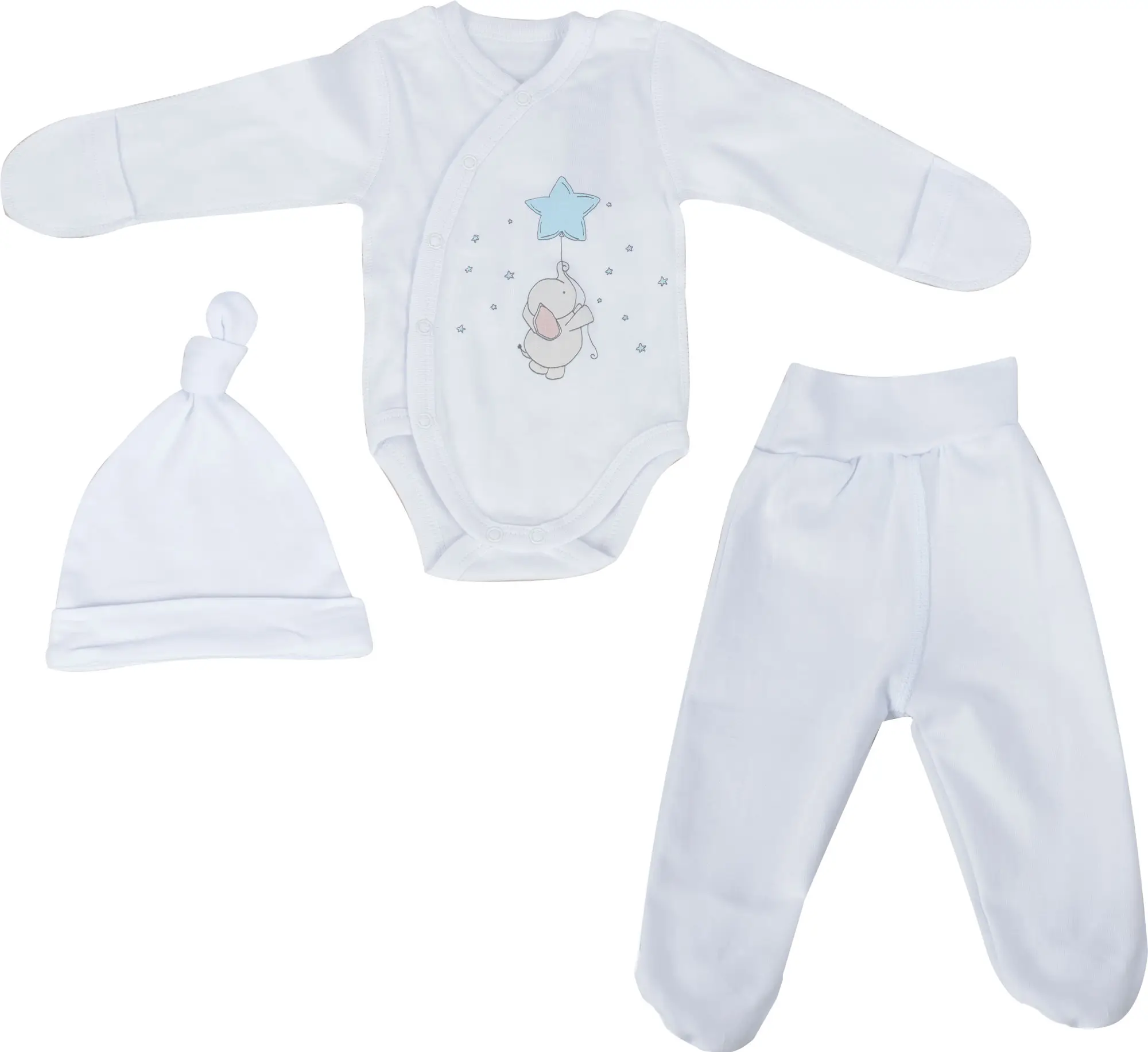 Комплект ясельный Little BIG Star, размер 40-62, белый, арт. 89212