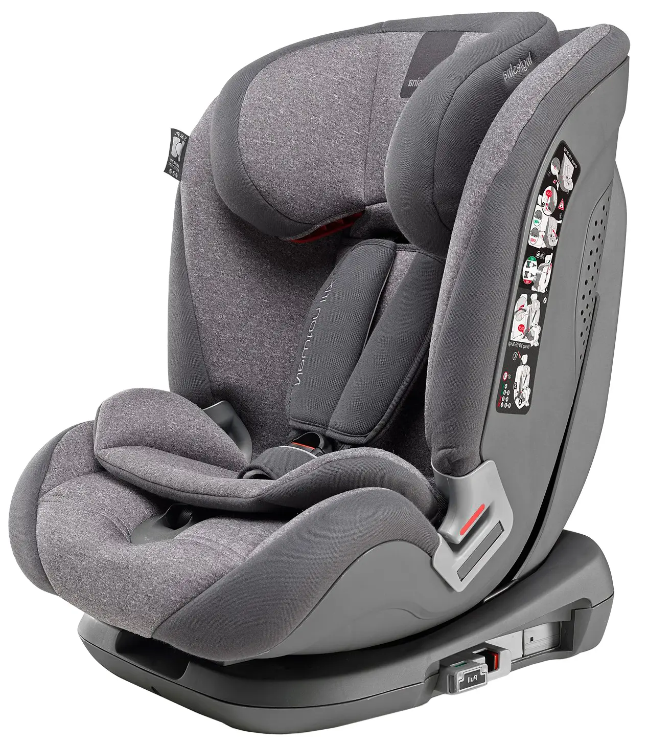 Автокресло группа 1/2/3 (9-36 кг) Inglesina Newton I-Fix Grey