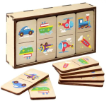 Фотография товара Настольная игра Домино ПК Лидер транспорт. Артикул 17153