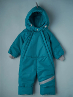 Фотография товара Комбинезон Little Star Дино подклад-фольга, deep ocean 86