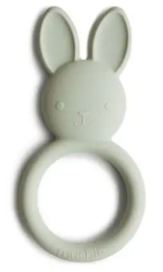 Силиконовый прорезыватель Mushie Bunny Sage