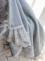 Фотография товара Плед с кружевом Наследник Выжанова мальдивы кружево 115х110 см