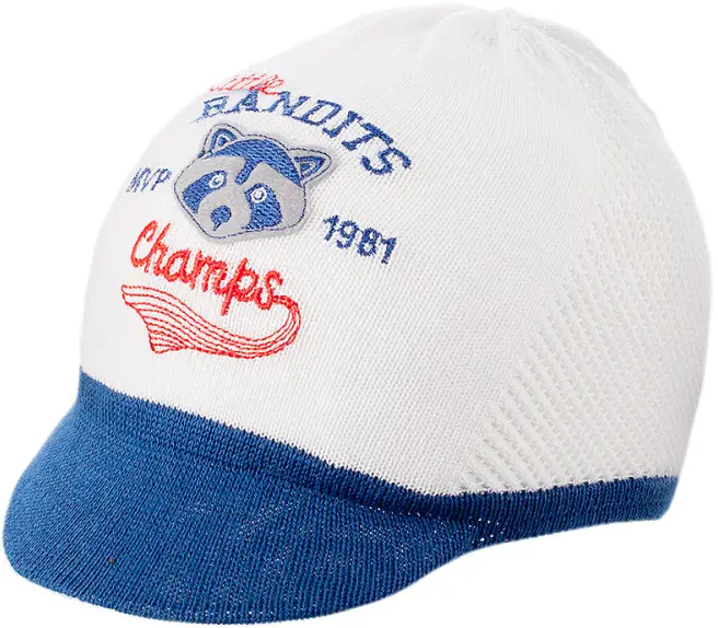 Головной убор детский кепи Чудо-Кроха, р. 44-46, белый с синим, арт Cl-03