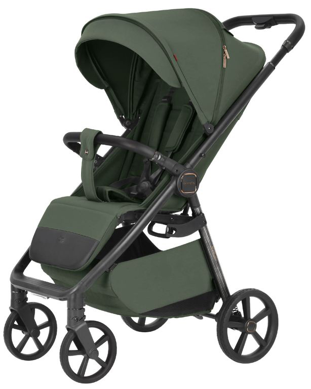 Детская коляска прогулочная  CARRELLO  Bravo carbon CRL-5530 Tropic Green