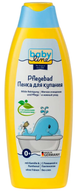 Пенка для купания с ромашкой и пантенолом Babyline 500 мл