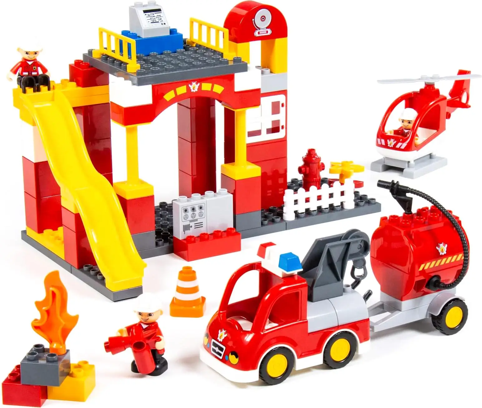 Конструктор Макси, Пожарная станция, Полесье, 81 элемент