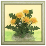 Волшебная Мастерская 3D картина из фоамирана Одуванчики (FM-01)