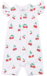 Фотография товара Песочник Petit Bébé Вишенки интерлок белый 56