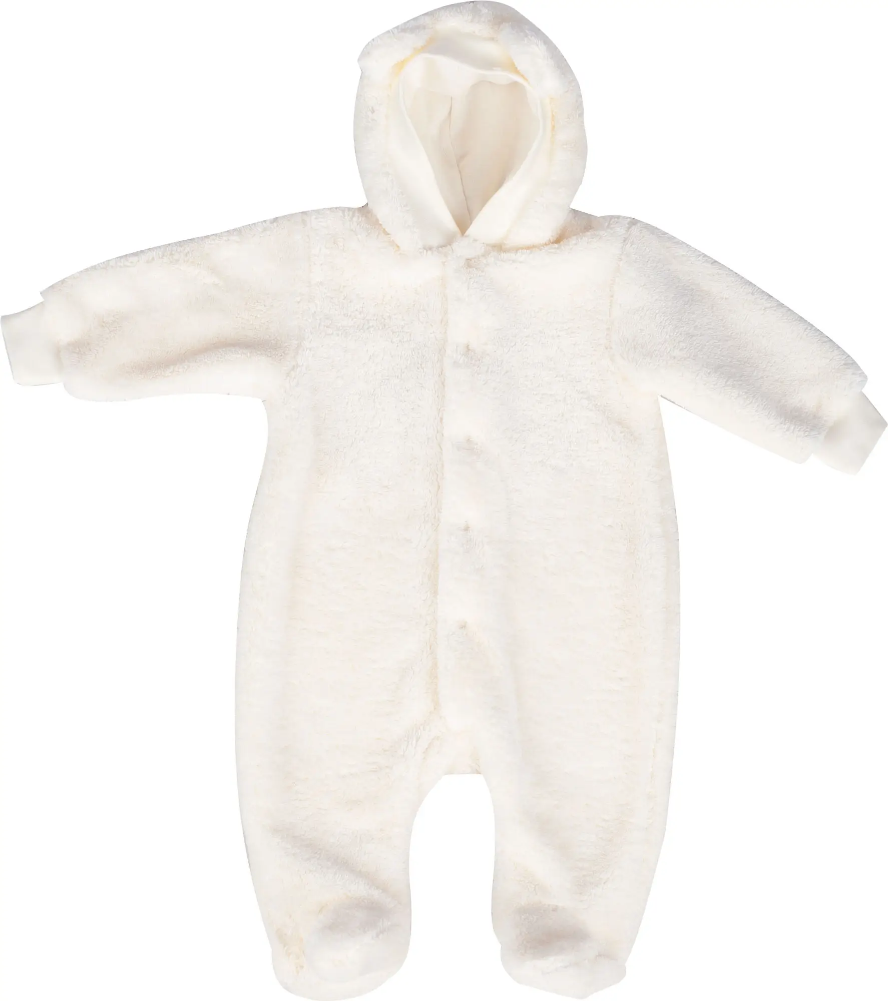 Комбинезон Little Big Star, размер 48-74, велсофт, экрю