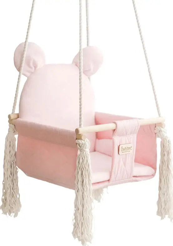 Качели подвесные Sweet Bear малиновый зефир