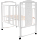 Фотография товара Кровать детская Pituso Noli Жирафик колесо-качалка, белый