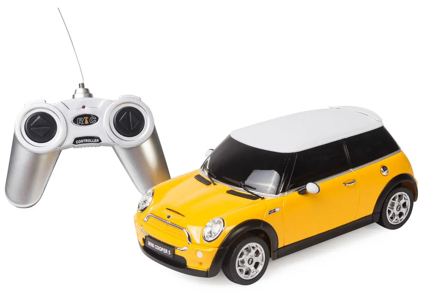 Легковой автомобиль Rastar Minicooper S (20900) 1:18 жёлтый