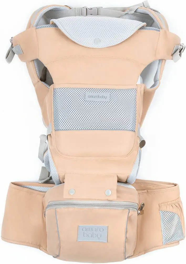 Эрго-рюкзак, Хипсит Amarobaby Carry, бежевый