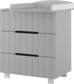 Комод Incanto Vikki 800/3, цвет серый, белый