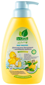 Гель для купания с целебными травами для детей с дозатором Dr.Tuttelle 260 мл