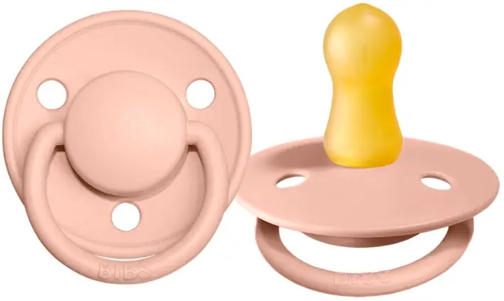 Пустышка Bibs De Lux Latex Blush 6+ месяцев