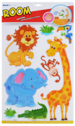 Фотография товара Наклейки Room Decor зоопарк-объёмные