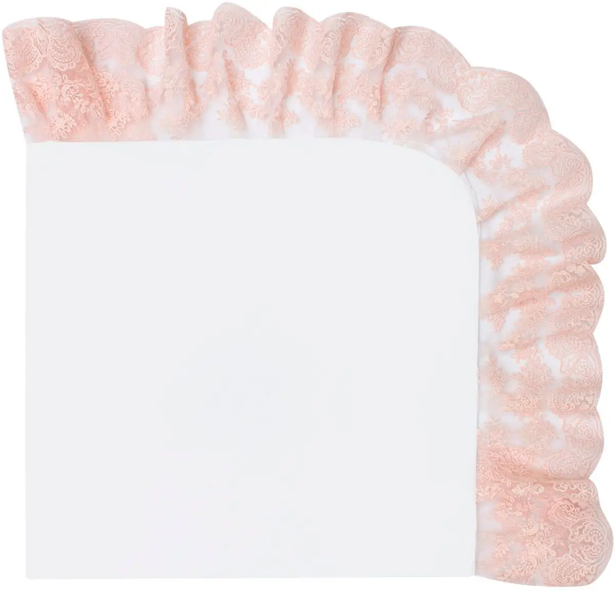 Кружевной уголок Luxury Baby Блюмарим с розовым кружевом