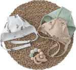 Фотография товара Чепчик Крошки Горошки KiDi kids, 3 шт/уп, р. 16, рост 50-56 см, арт. 706.2