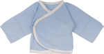 Фотография товара Распашонка Фабрика Бамбук Кимоно пенье голубой, молочный 50