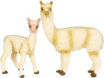 Фотография товара Набор фигурок животных серии Мир диких животных Masai Mara Семья белых лам, 2 предмета, лама и детёныш ламы
