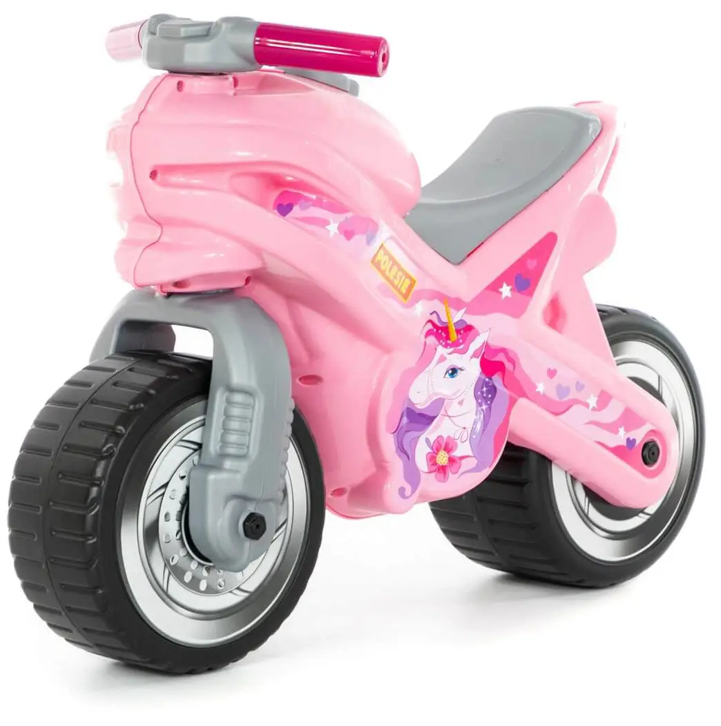 Каталка-мотоцикл Полесье МХ розовый