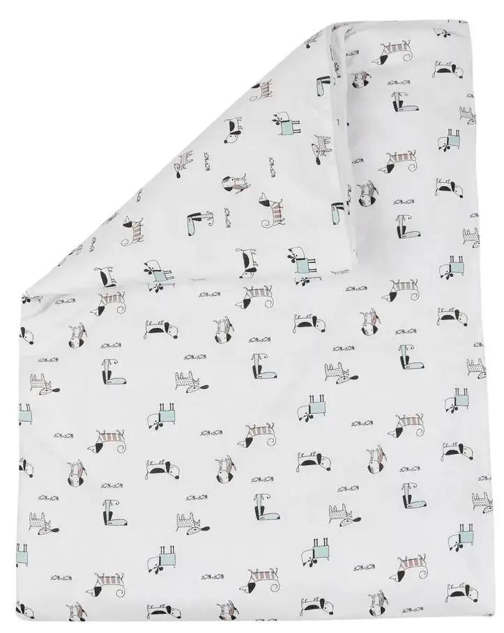 Пододеяльник AmaroBaby Exclusive Original Collection на молнии Собачки 147х112 см