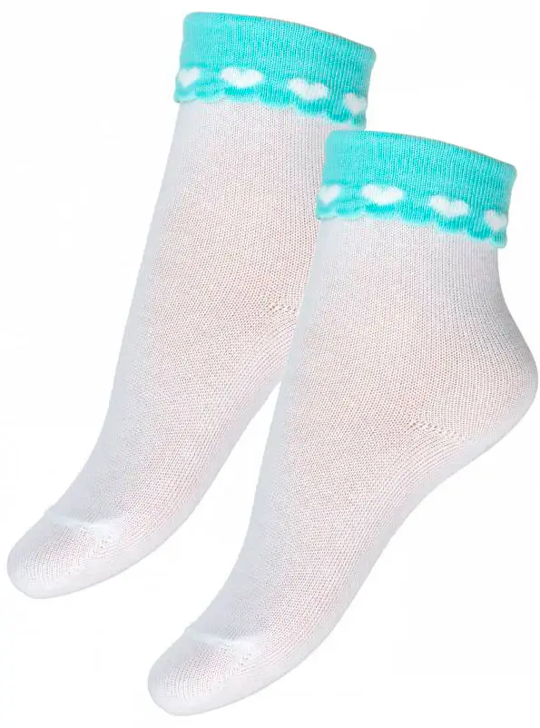 Носки детские Para socks N1D59 белый, мята 12