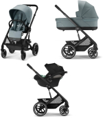Фотография товара Детская коляска Cybex Balios S Lux BLK 3 в 1 цвет Sky Blue