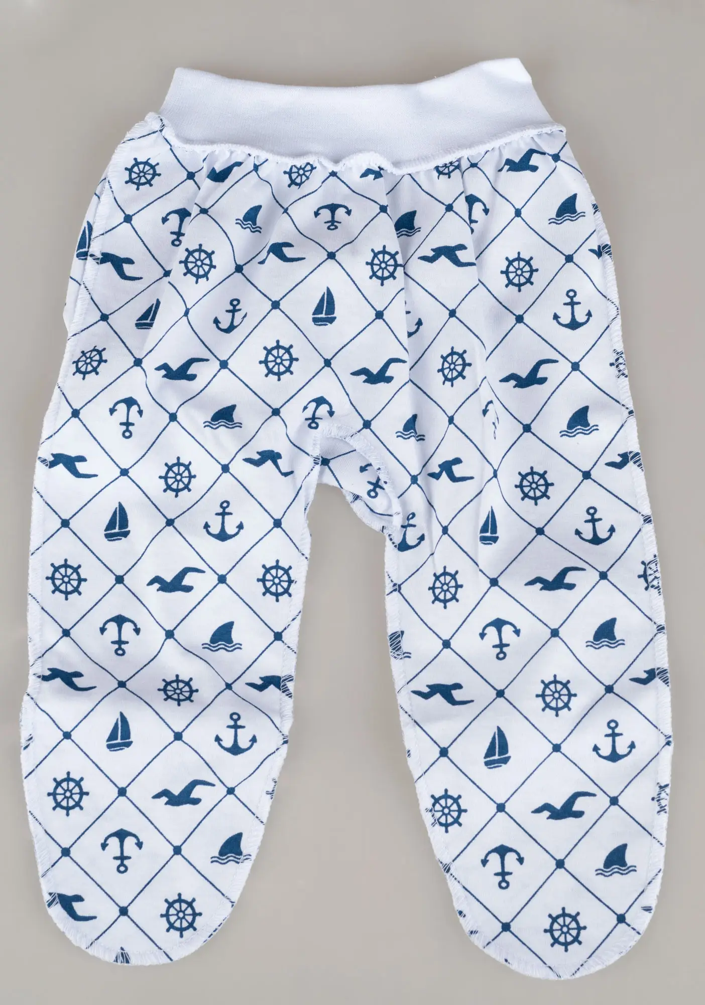 Ползунки на рибане Фабрика Бамбук внш клетка 62