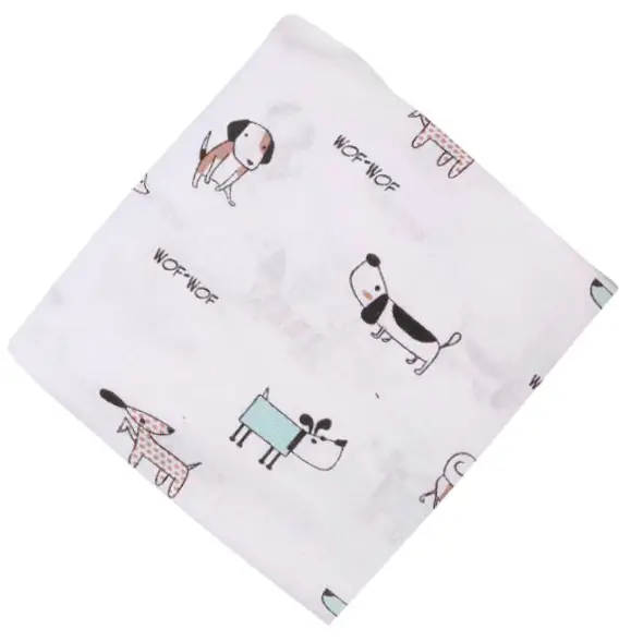 Простыня AmaroBaby Exclusive Original Collection Собачки на резинке 125х75х12 см