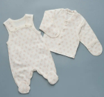 Фотография товара Ползунки на бретелях + кофточка Little Star Якорь, хлопок с начесом Якорь 62