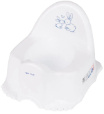 Фотография товара Детский горшок антискользящий Tega Baby Little Bunnies белый, кролики