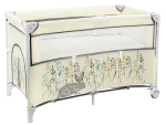 Фотография товара Манеж-кровать Amarobaby Transform Flora, прямоугольный, бежевый