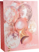 Фотография товара Пакет ламинированный вертикальный Поздравляю!, XXL, 61х46х20 см, 4599927