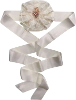 Фотография товара Лента на выписку Little Star Брошь Straz крем