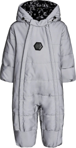 Комбинезон прогулочный Choupette демисезонный, светоотражающий,серый 68