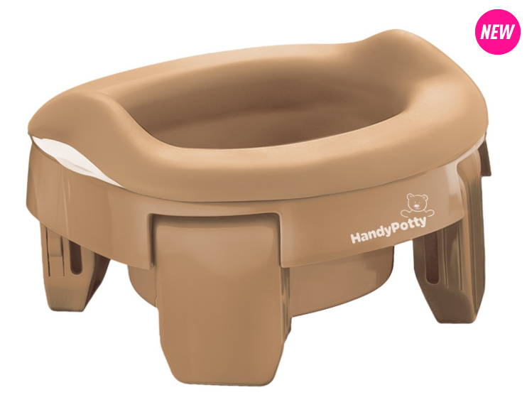 Фотография товара Горшок универсальный HandyPotty 3 в 1 бежевый и вкладка бежевая