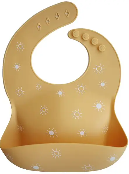 Силиконовый нагрудник Mushie Sun