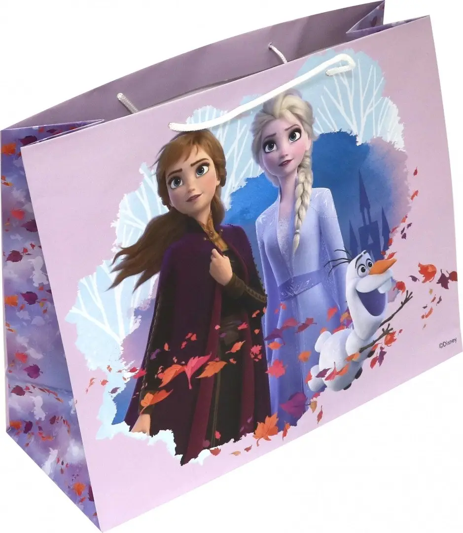 Бумажный пакет Зимний ветер для сувенирной продукции , с ламинацией, с шириной основания 32,4 см, пл