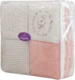 Фотография товара Комплект Lappetti Кролик Лаппин 6 предметов розовый