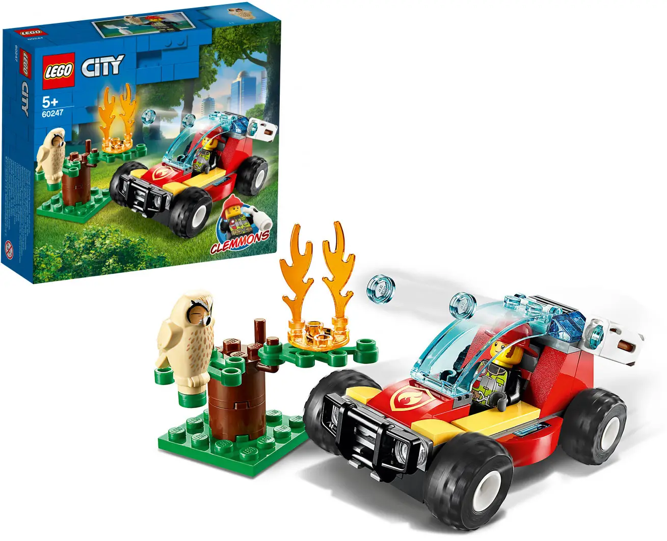Конструктор LEGO City 60247 Лесные пожарные