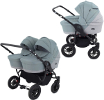 Фотография товара Коляска Siena Duo, BartPlast, серо-зеленая