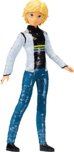 Miraculous Кукла с аксессуарами Супер Кот мгновенное превращение, 27 см