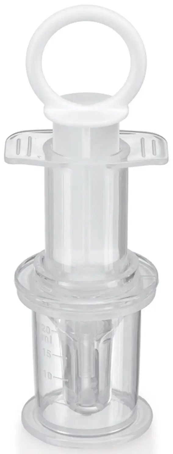 Дозатор с мерным стаканчиком-колпачком для введения жидкостей Happy Baby